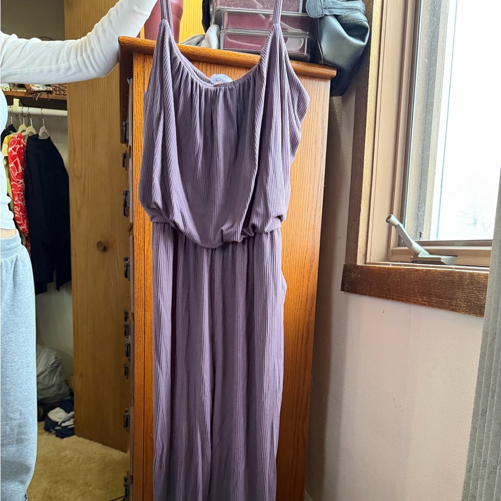 Chic Lavender Sleeveless Jumpsuit